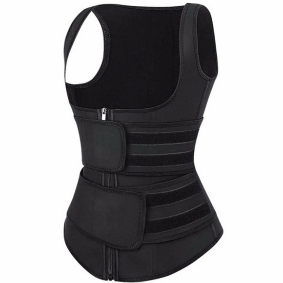 Neoprene Waist Trainer Body Shaper Compress Vest - Picture 3 of 4
